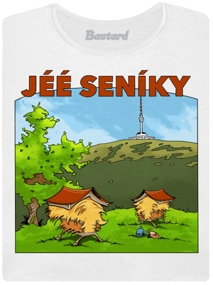 Jeseníky dámske tričko prémium White