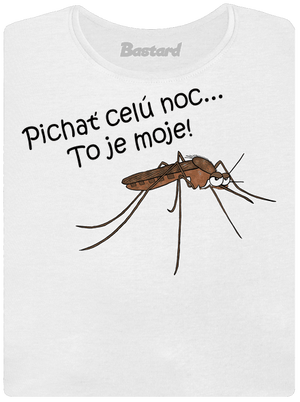 Komár s výdržou dámske tričko White