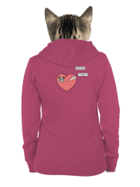 dámska mikina na zips