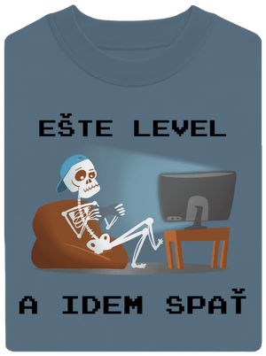 Ešte level unisex mikina bez kapucne Nordic Blue