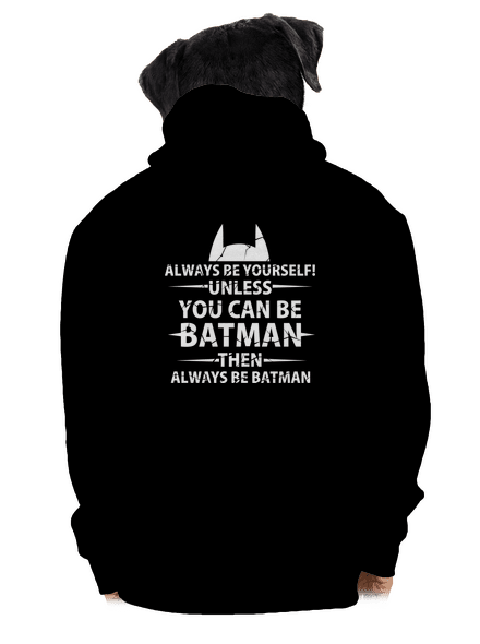 Batman pánska mikina na zips Black