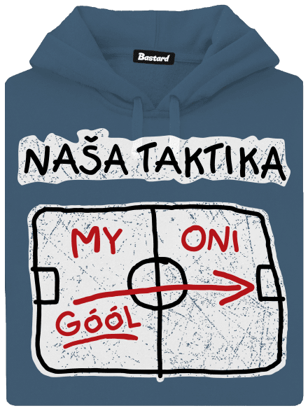 Naša taktika dámska mikina klokanka Denim