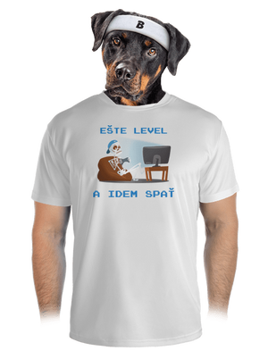 Ešte level pánske športové tričko White