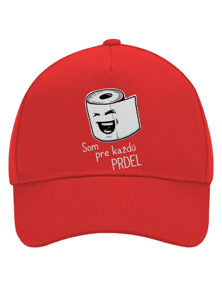 Prdel šiltovka baseballka Classic Red