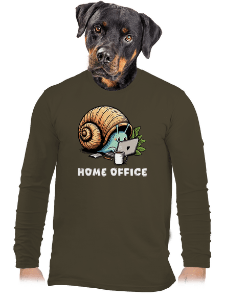 Slimákov home office pánske dlhý rukáv Urban Khaki