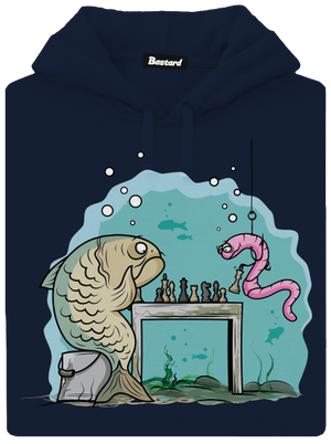 Zase neberú pánska mikina klokanka Navy