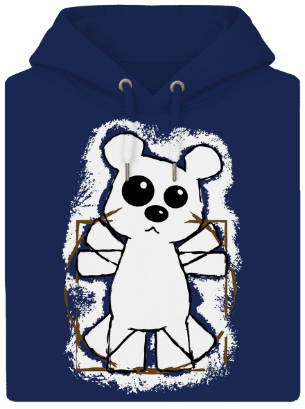Da Vinci Teddy unisex mikina premium Navy