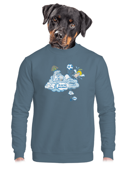 Out unisex mikina bez kapucne Nordic Blue