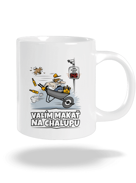 Valím na chalupu veľký hrnček White