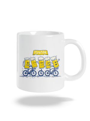 Pivotón klasický hrnček White