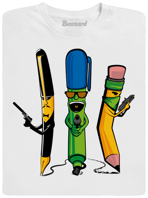 Písací gang detské tričko White