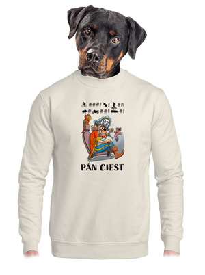 unisex mikina bez kapucne