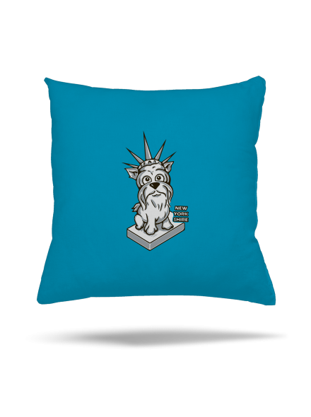 New Yorkshire vankúš Blue Turquoise