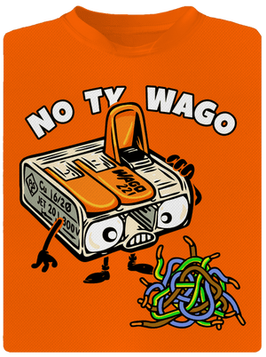 Wago svorka pánske športové tričko Neon Orange