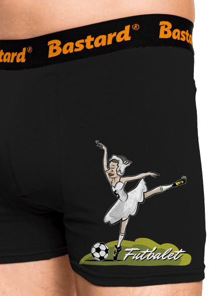 Futbalet boxerky Black