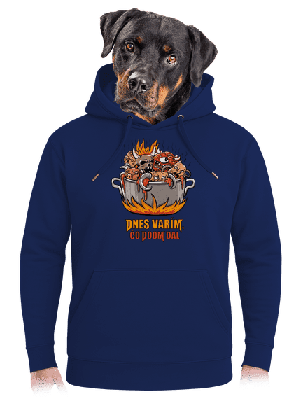 Čo Doom dal unisex mikina premium Navy