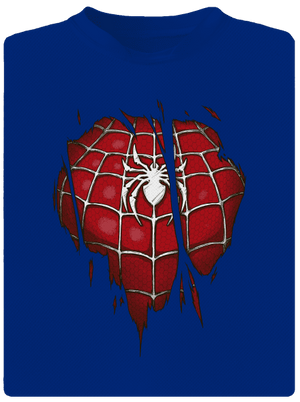 Spider Inside pánske športové tričko Royal Blue Mal