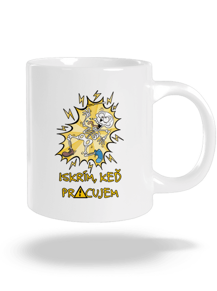 Iskrím veľký hrnček White