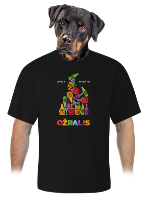 unisex tričko oversized