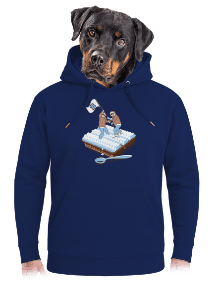 Polárna expedícia unisex mikina premium Navy