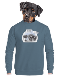 unisex mikina bez kapucne