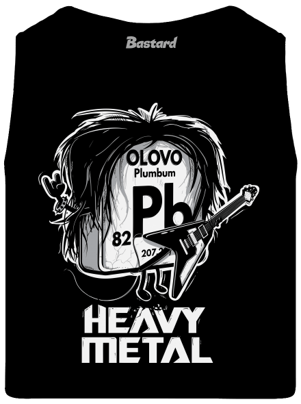 Heavy Metal pánske tielko Black