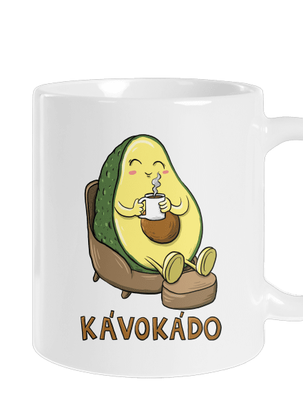 Kávokádo klasický hrnček White