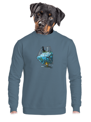 unisex mikina bez kapucne