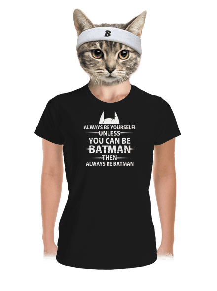 Batman dámske športové tričko Black