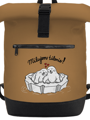 Milujem túlenie batoh Caramel