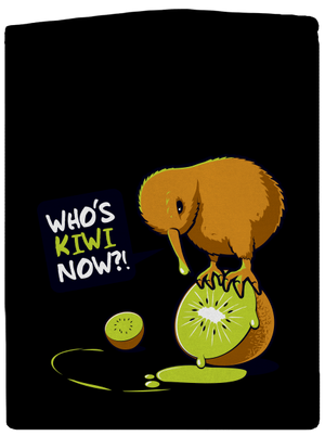 Kiwi pánska mikina na zips Black