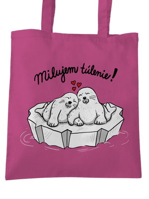 Milujem túlenie taška Fuchsia