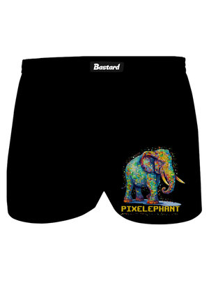 Pixelephant pánske trenky Black