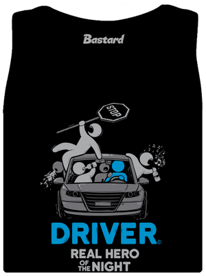 Driver dámske tielko klasické Black