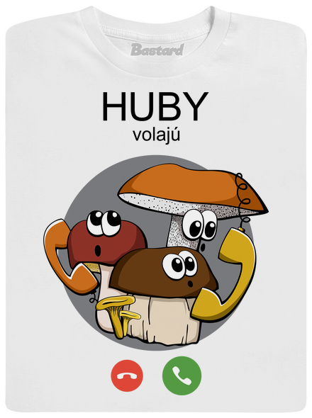 Huby volajú detské tričko White