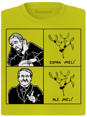 Cimrman: Copak jmelí dámske športové tričko Neon Yellow