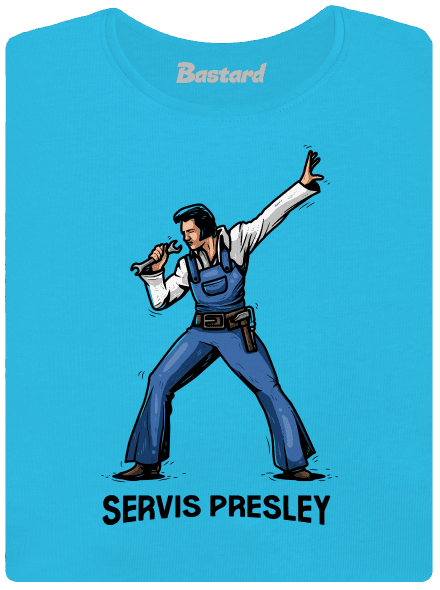 Servis Presley dámske tričko Blue Atol