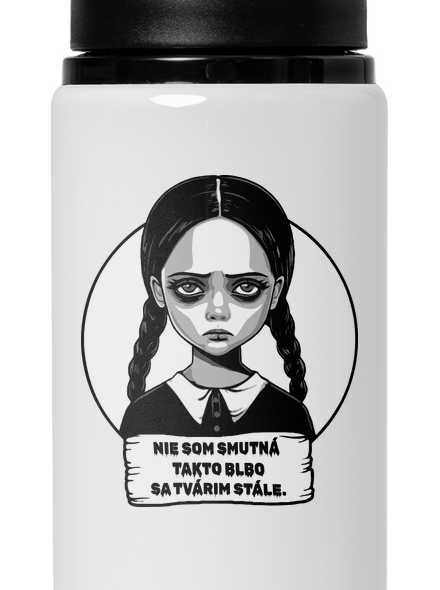 Nie som smutná flaša na vodu White