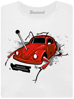 Chrobák dámske tričko s lemom White