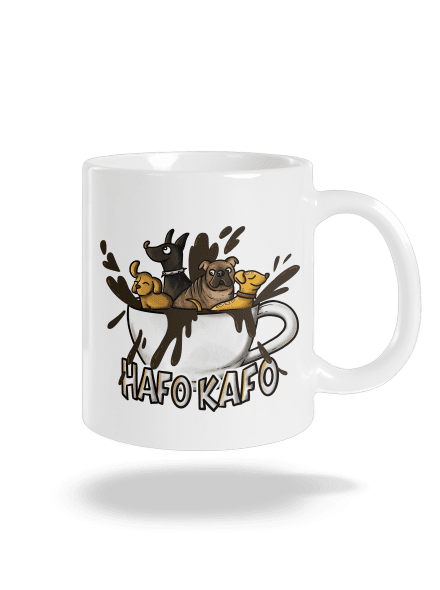 Hafo kafo klasický hrnček White