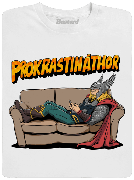 Prokrastináthor detské tričko White