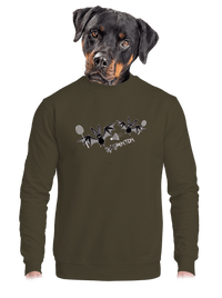 unisex mikina bez kapucne