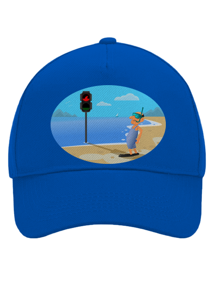 Bezpečné plávanie šiltovka baseballka Bright Royal
