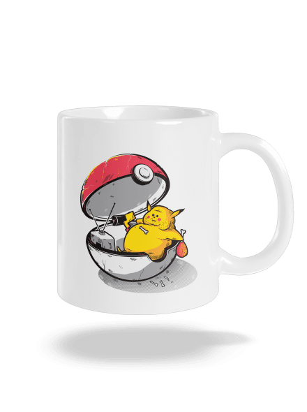 Koniec pokémona klasický hrnček White