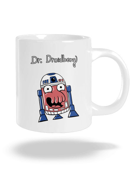 Dr. Droidberg veľký hrnček White