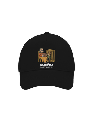Babička stráži najlepšie šiltovka baseballka Black