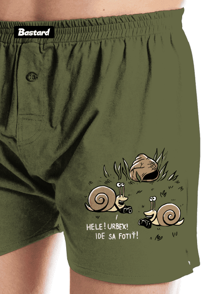 Urbex pánske trenky Khaki