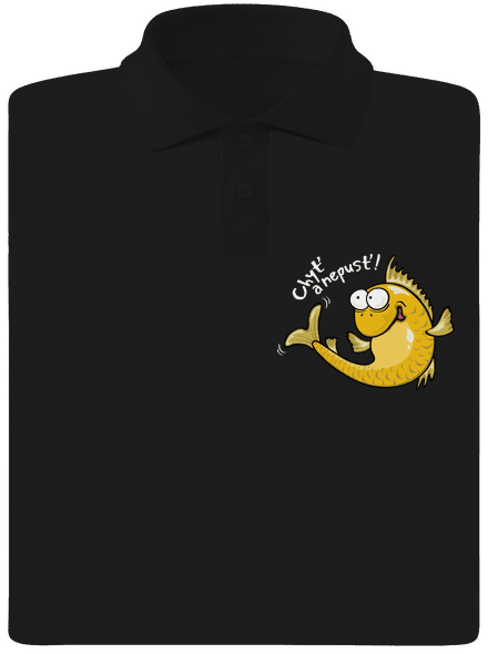 Zlaté rybky pánska polokošeľa Black