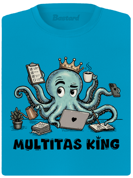 Multitas king dámske športové tričko Blue Atol