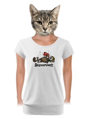 dámske tričko s lemom